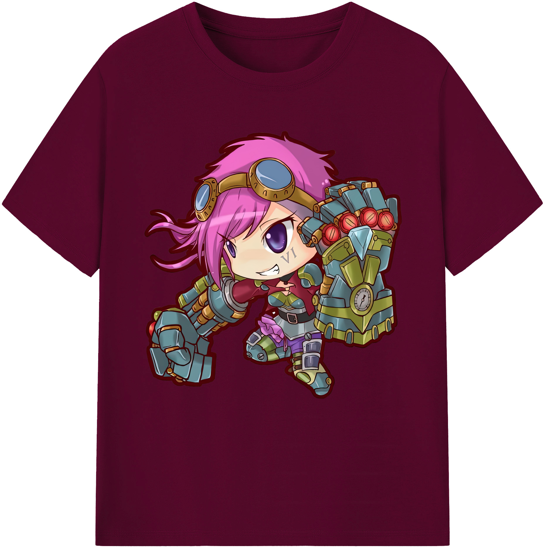 リーグ・オブ・レジェンド League of Legends LOL レディースカジュアルプリントTシャツ（綿100％）